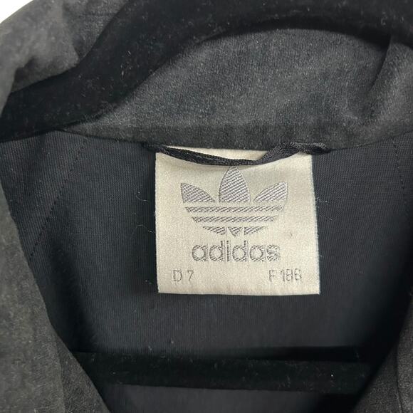 Adidas Retro Streetwear Track Jacket Black Purple Chevron 90s‎ Hip Hop XL - Picture 5 of 5